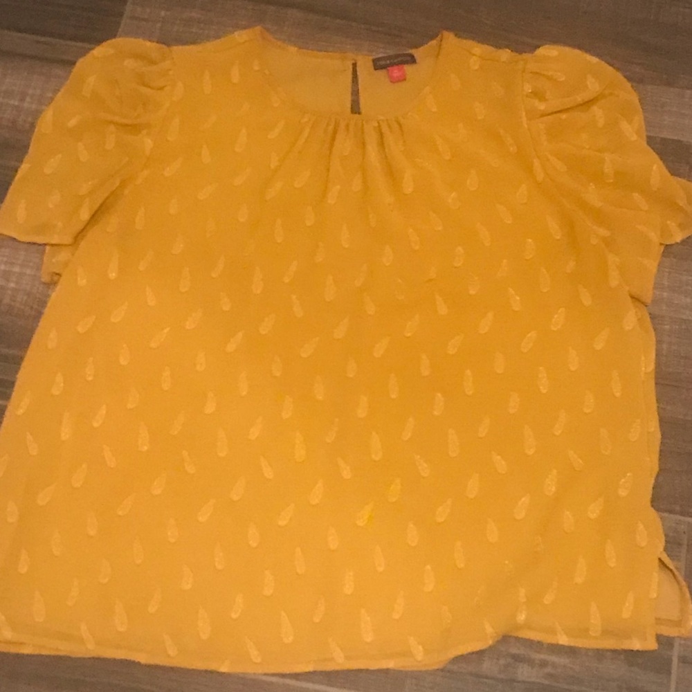 Vince Camuto! Mustard Blouse 💛